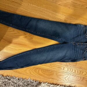 Madewell Dark Blue Skinny High-Rise Jeans